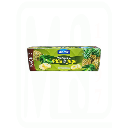 PIÑA EN SU JUGO PACK-3 X 140 GRAMOS