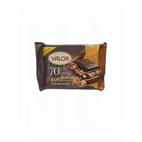 CHOCOLATE NEGRO 70% MACADAMIA 150 GR