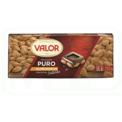 CHOCOLATE PURO ALMENDRAS 250 GR