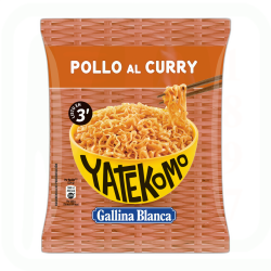 YATEKOMO POLLO CURRY SOBRE 82 GR