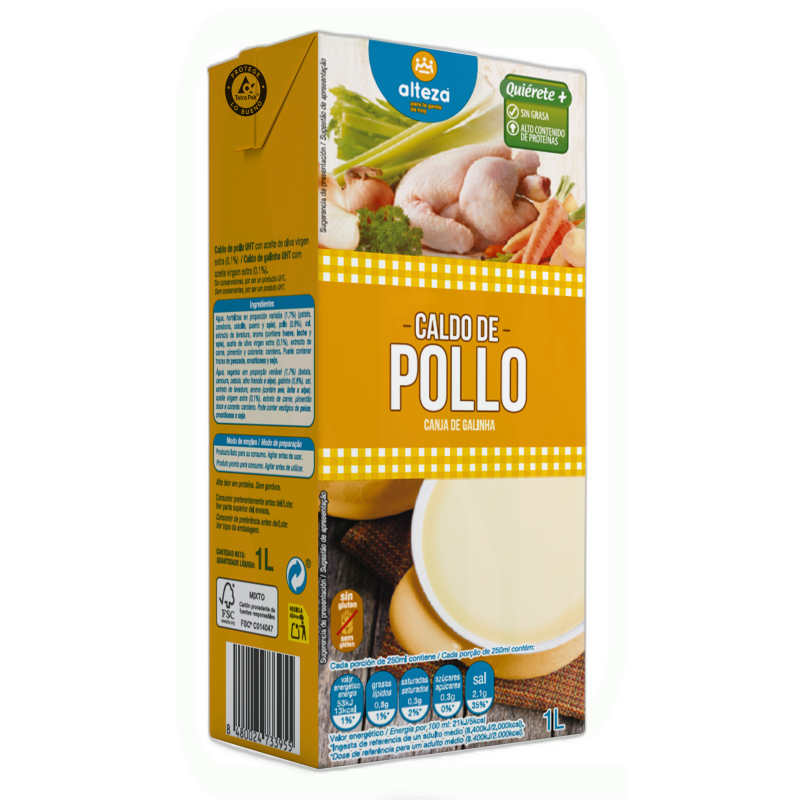 CALDO DE POLLO 1 LT