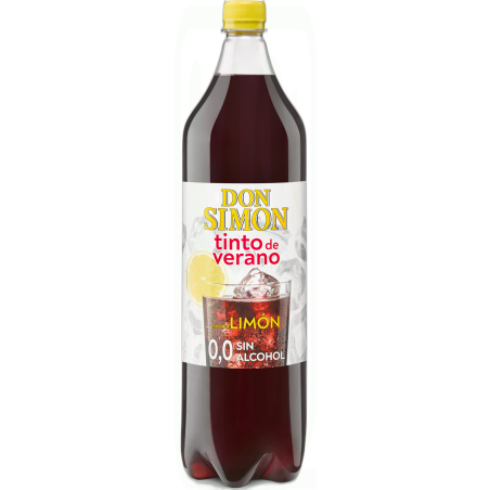 VINO TINTO VERANO LIMON SIN ALCOHOL 1.5L