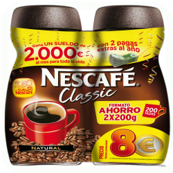 NESCAFE NATURAL 2X200 GRAMOS