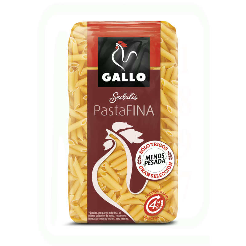 PASTA PLUMAS SEDALIS 400 GR