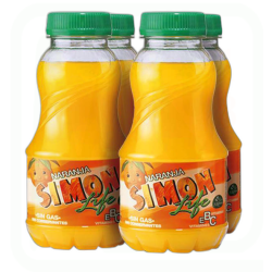 REFRESCO NARANJA SIMON LIFE PACK-4 X 200 ML