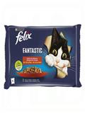 COMIDA GATO SOBRE CARNES 4X80GR