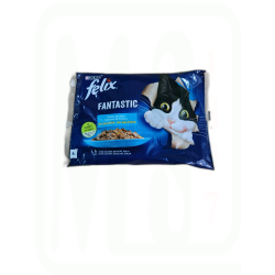 COMIDA GATO SALMON TRUCHA SOBRE PACK-4 X 85 GR