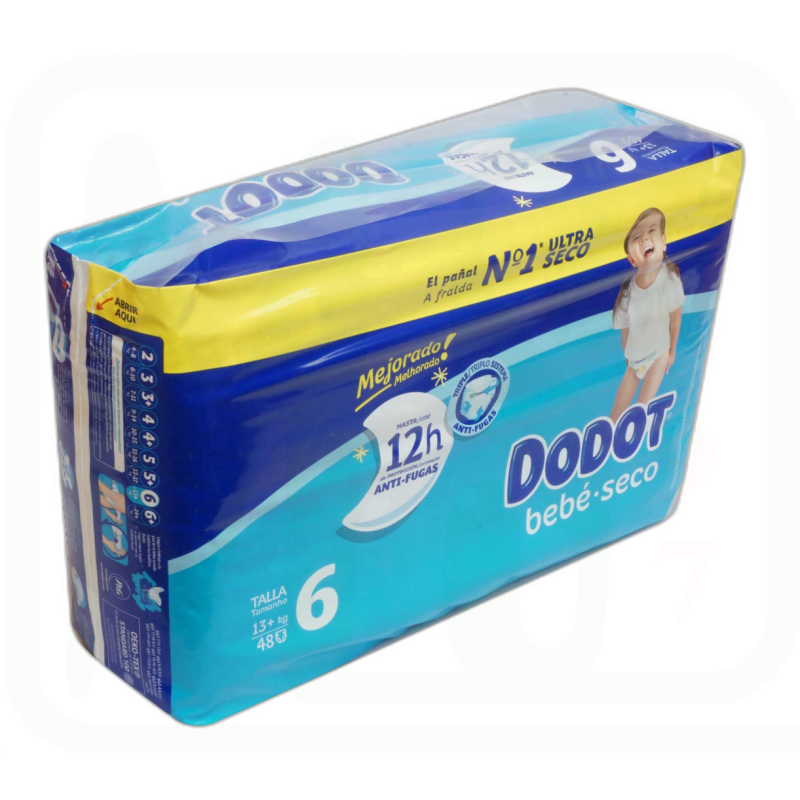 PAÑAL TALLA 6 PACK-48