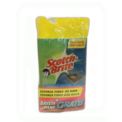 ESTROPAJO AZUL ESPONJA NO RAYA