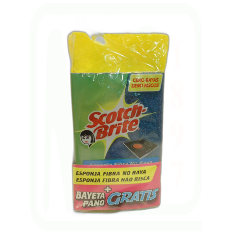 ESTROPAJO AZUL ESPONJA NO RAYA