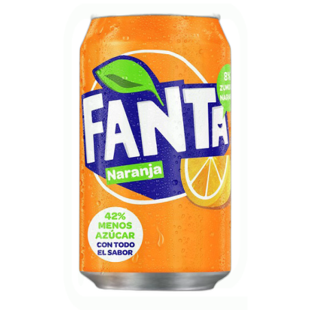 REFRESCO NARANJA LATA 330 ML