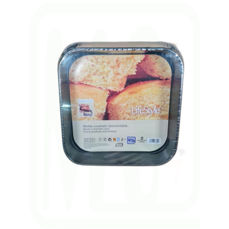 MOLDE DESMONTABLE CUADRADO 