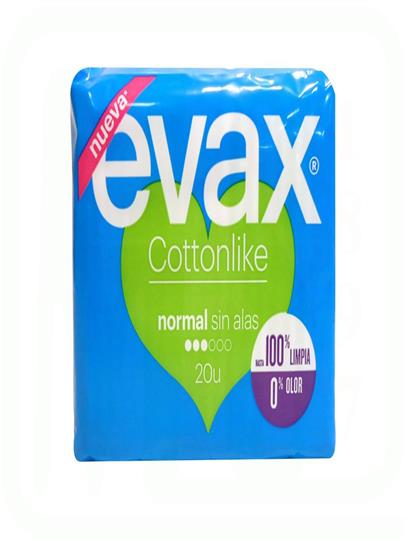COMPRESA COTTONLIKE NORMAL  19 UNIDADES 