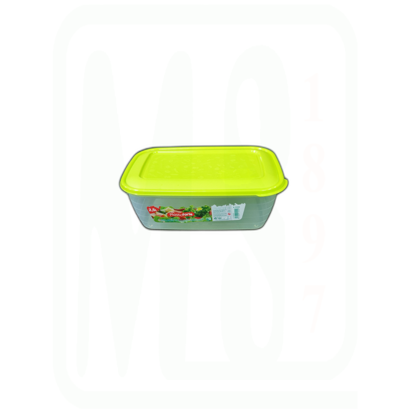 FIAMBRERA RECTANGULAR 2.5 LITROS