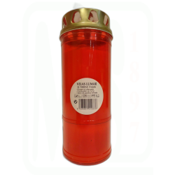 VELON ROJO CON TAPA 8/10 DIAS