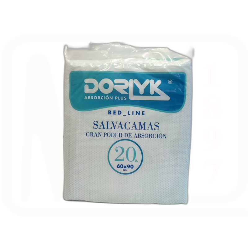 CUBRE CAMAS 60 X 90 CM PACK-20 UNIDADES