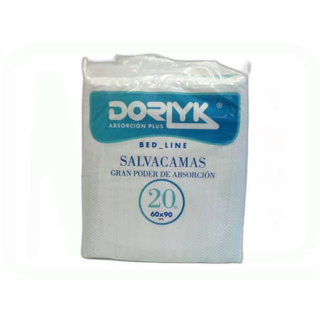 CUBRE CAMAS 60 X 90 CM PACK-20 UNIDADES
