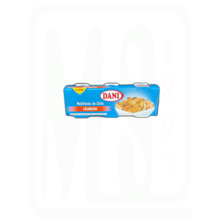 MEJILLONES ESCABECHE PACK-3X43 GRAMOS