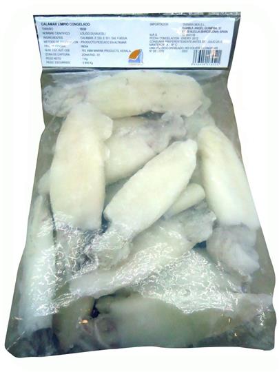 CALAMAR LIMPIO BOLSA 800GR 10/20