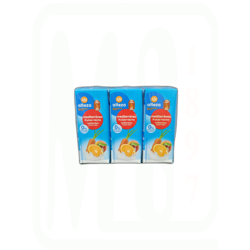 FRUTA+LECHE MEDITERRANEO PACK-6 X 200 ML