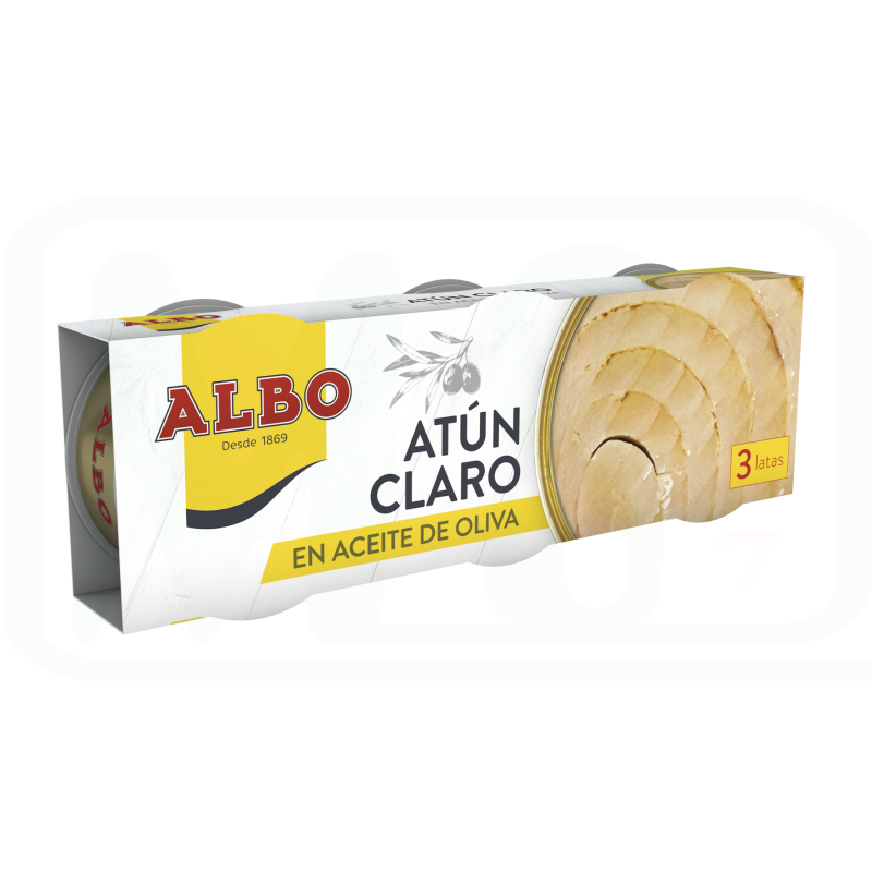 ATUN CLARO ACEITE OLIVA PACK-3 X 67 GR
