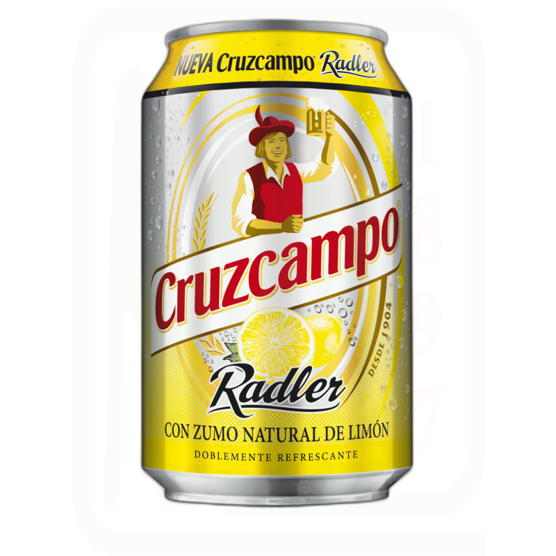 CERVEZA RADLER LATA 33CL