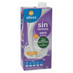 LECHE SEMIDESNATADA SIN LACTOSA 1LT 