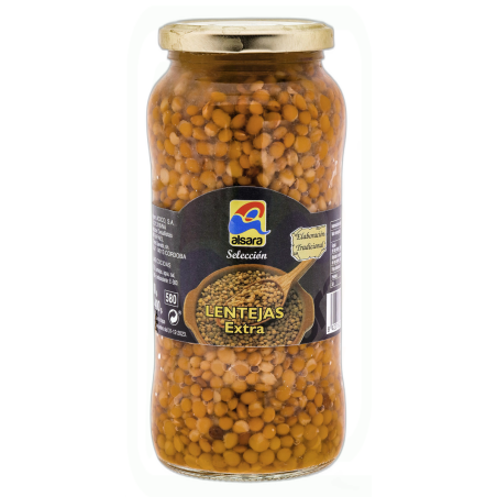 LENTEJAS COCIDAS TARRO 400 GR