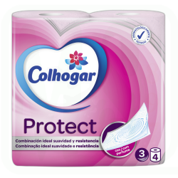 PAPEL HIGIENICO PROTECT 3 CAPAS PACK-4 ROLLOS