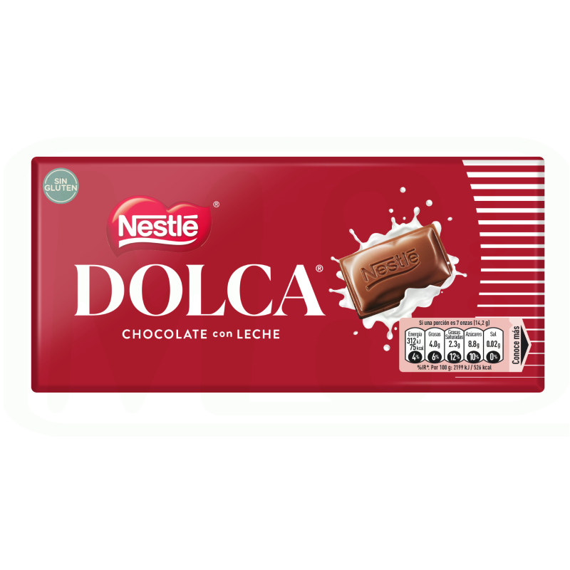 CHOCOLATE DOLCA CON LECHE 100 GR