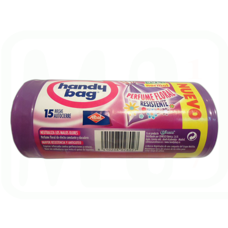 BOLSAS BASURA PERFUMADA AUTOCIERRE 30 LT PACK-12+3