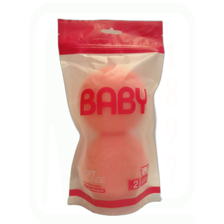 ESPONJA BEBE 2 UNIDADES