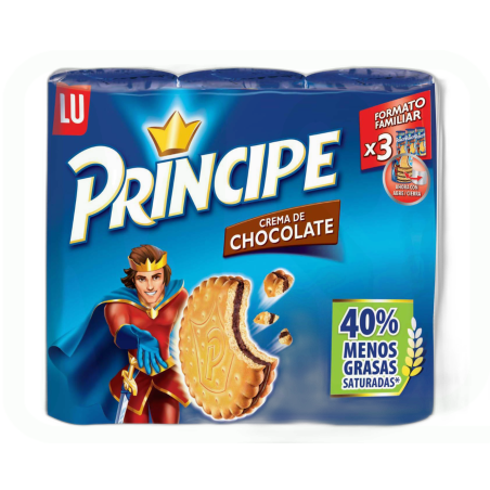 GALLETAS RELLENA CHOCOLATE PACK-3 X 300 GR