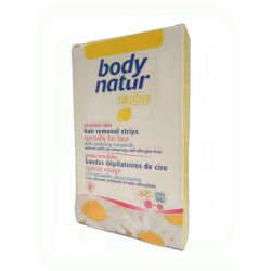 DEPILATORIO BANDAS FACIAL ALMENDRA 12UNIDADES