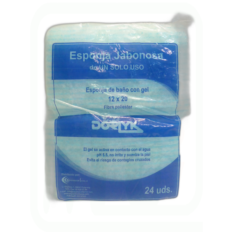 ESPONJA JABONOSA 1/USO 24U-DORLIK 