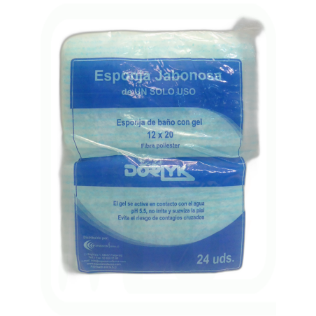ESPONJA JABONOSA 1/USO 24U-DORLIK 