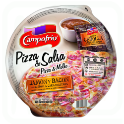 PIZZA POLLO BARBACOA 400 GR 