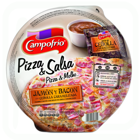 PIZZA POLLO BARBACOA 400 GR 