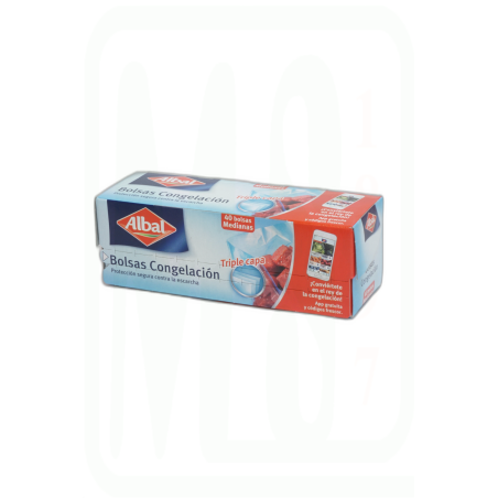 BOLSAS CONGELAR MEDIANA 3L PACK-40