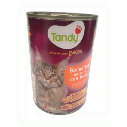 COMIDA GATOS BOCADITOS-BUEY 415 GR