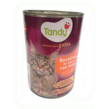 COMIDA GATOS BOCADITOS-BUEY 415 GR