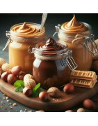 CREMAS DE CACAO, AVELLANAS Y CACAHUETE